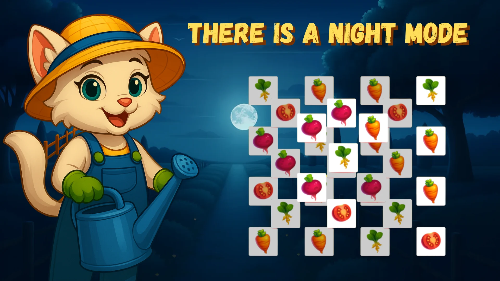Kitty Garden Tile Puzzle screenshot